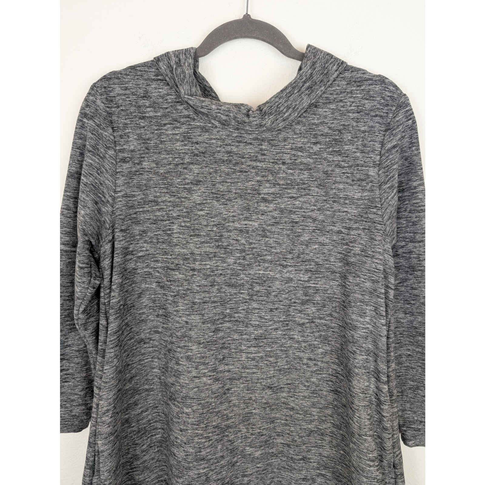 Conrado Dress City To Beach Deadstock Fabric Heathered Gray Knit Fall Size M — image 2 of 8